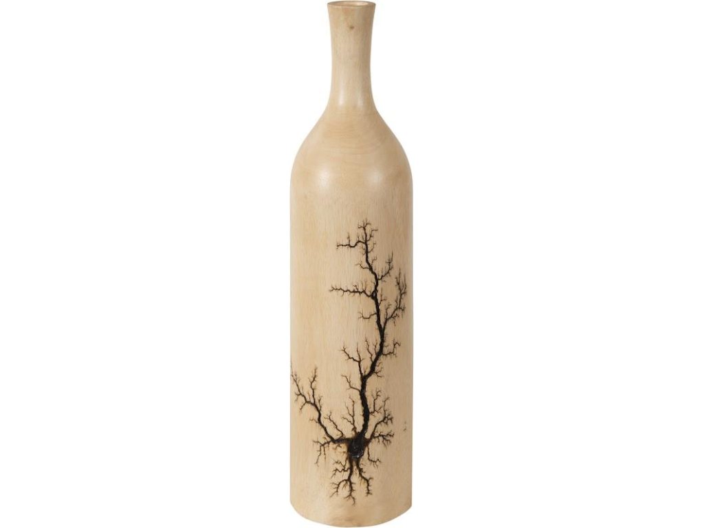 Lightning Bottle, Mango Wood, Long Neck - main image