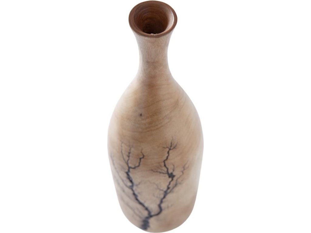 Lightning Bottle, Mango Wood, Curved Neck - image 1