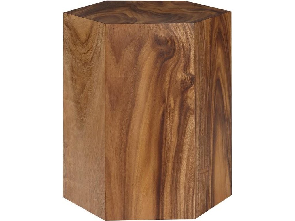 Honeycomb Side Table, Chamcha Wood, LG - main image