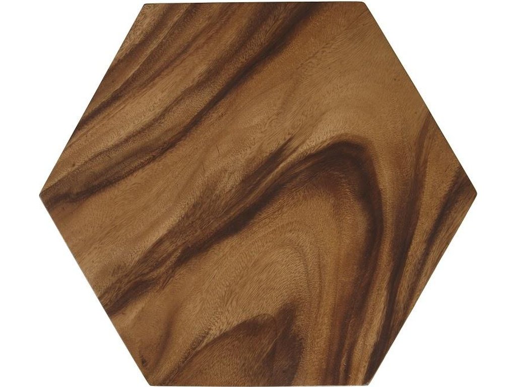 Honeycomb Side Table, Chamcha Wood, SM - image 1