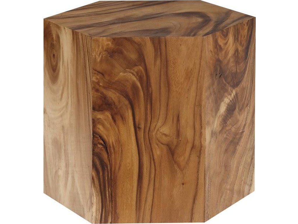 Honeycomb Side Table, Chamcha Wood, SM - main image