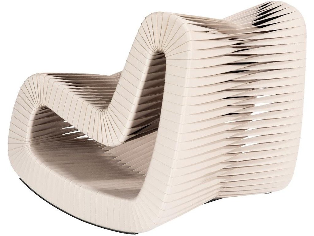 Seat Belt Rocking Chair, Beige/Beige - image 1