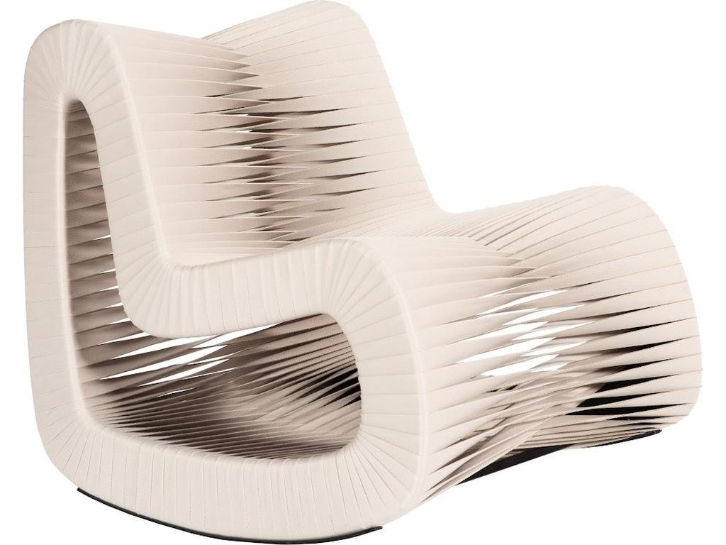 Seat Belt Rocking Chair, Beige/Beige - main image
