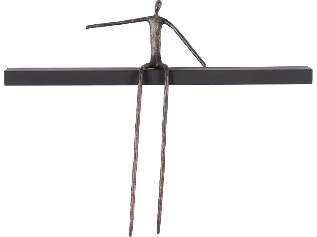 Moveable Man on Shelf, Sitting, C - main image