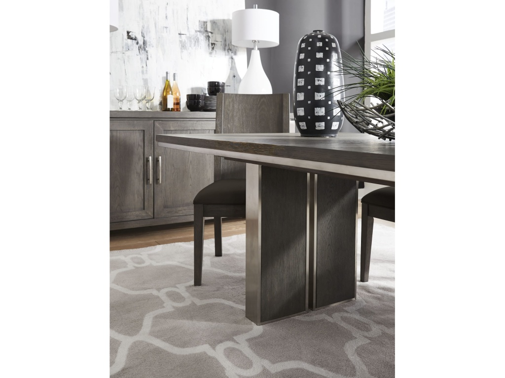 Plata Extension Dining Table in Thunder Grey - image 4