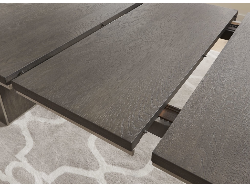 Plata Extension Dining Table in Thunder Grey - image 5