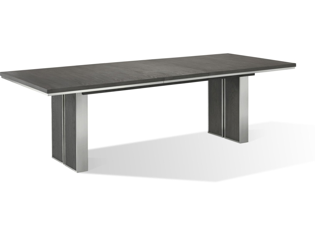 Plata Extension Dining Table in Thunder Grey - image 7