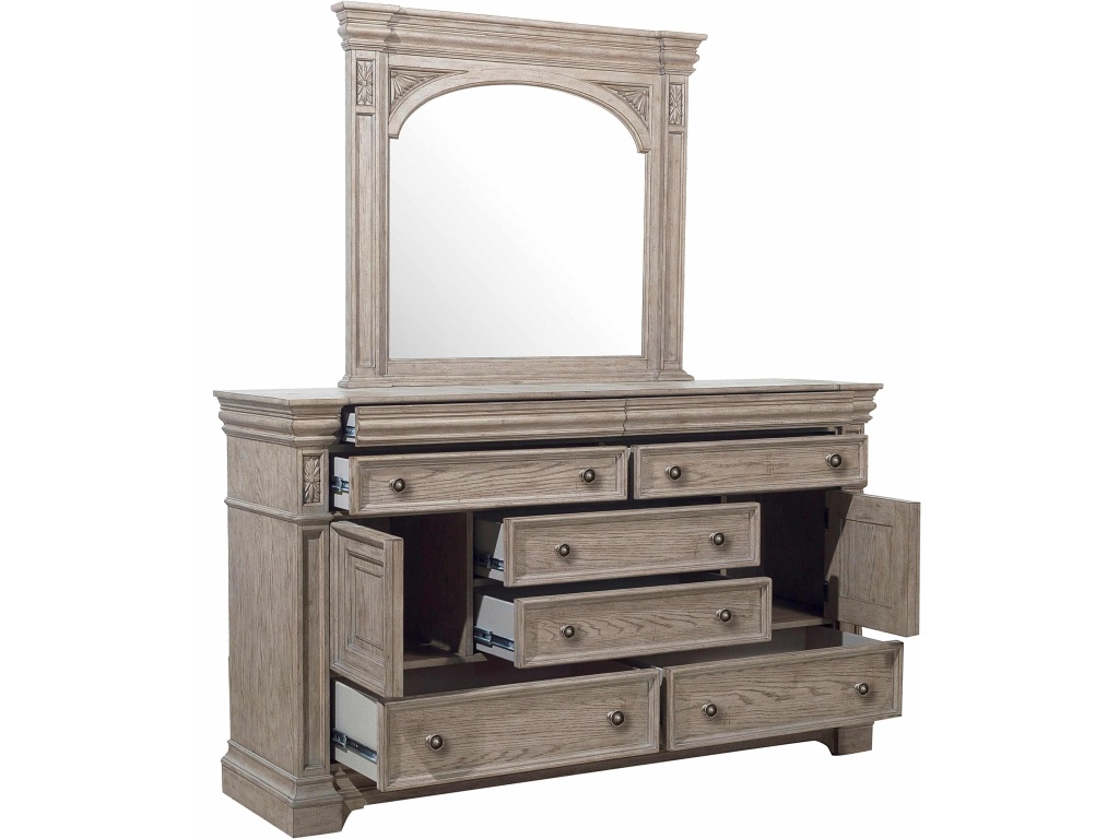 Kingsbury Beveled Dresser Mirror - image 3