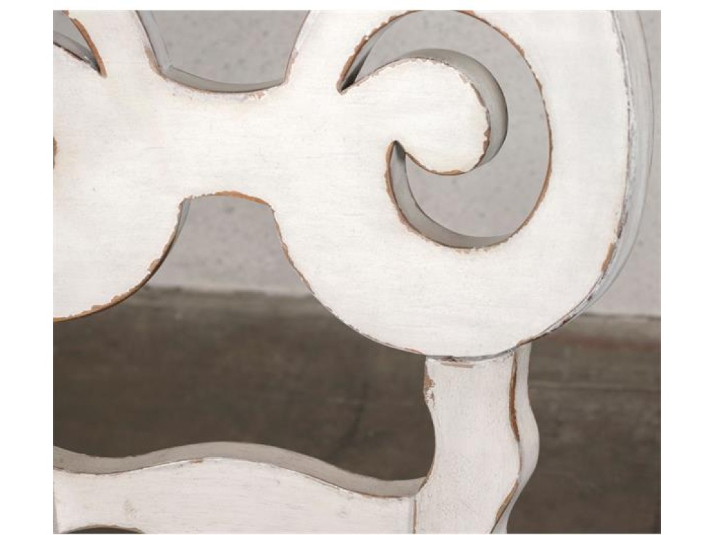 Scroll Back Upholstered Side Chair - image 5