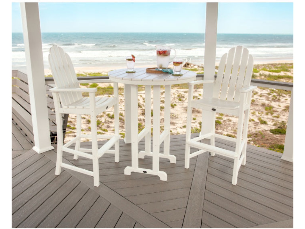Trex Outdoor Furniture Cape Cod Adirondack Bar Chair, alternate view 1