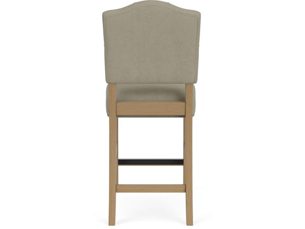 Button Tufted Upholstered Stool - image 3