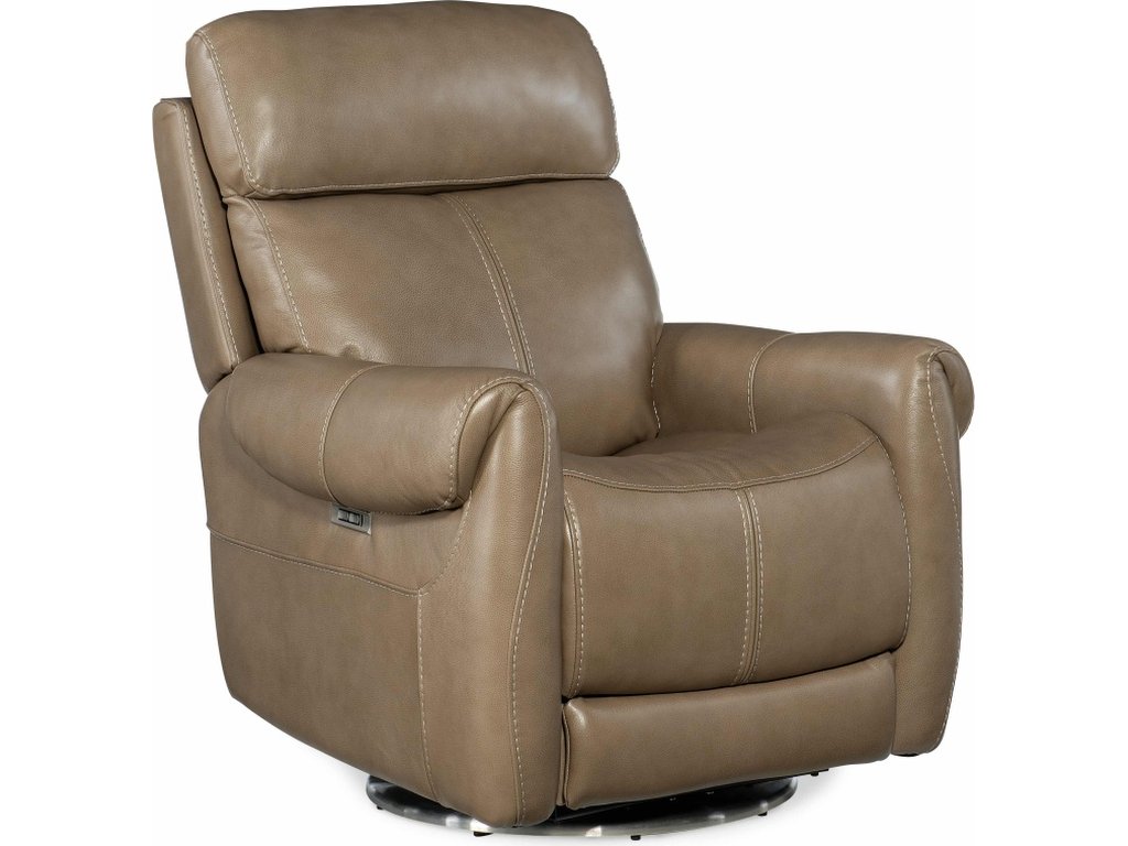 Sterling Swivel Power Recliner with Power Headrest - main image