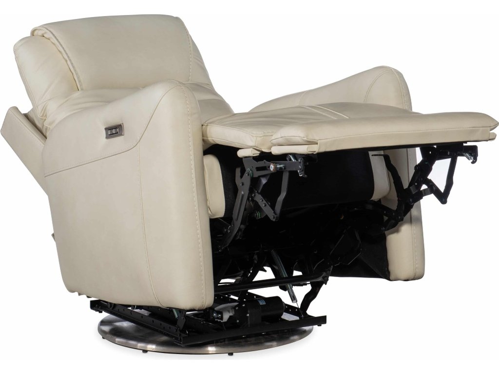 Steffen Swivel Power Recliner with Power Headrest - image 2