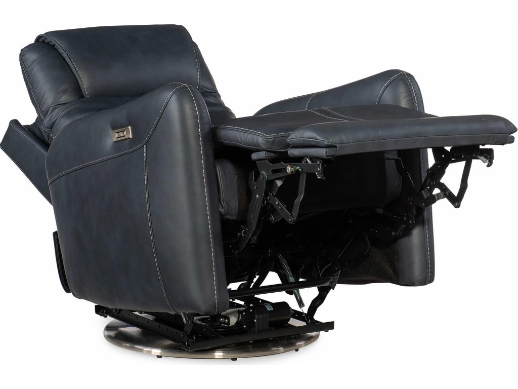 Steffen Swivel Power Recliner with Power Headrest - image 2