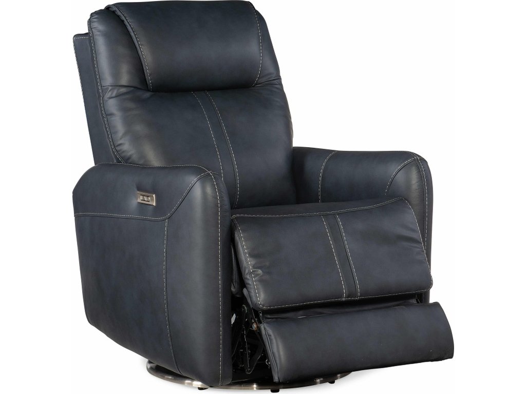 Steffen Swivel Power Recliner with Power Headrest - image 3