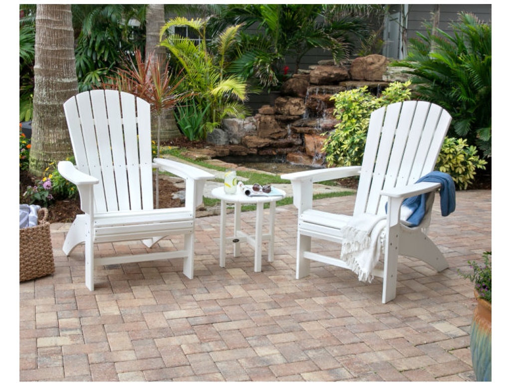 Yacht Club 3-Piece Curveback Adirondack Set - image 1