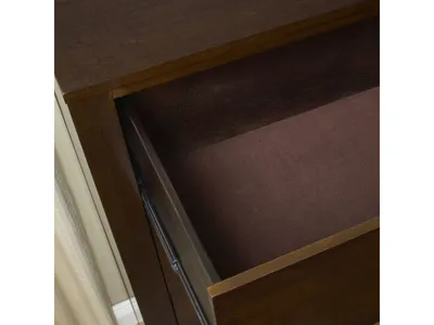 Riva Five Drawer Chest in Chocolate Brown (2024) - Alternative View