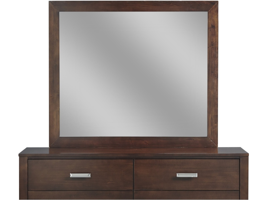 Riva Mirror in Chocolate Brown - image 2