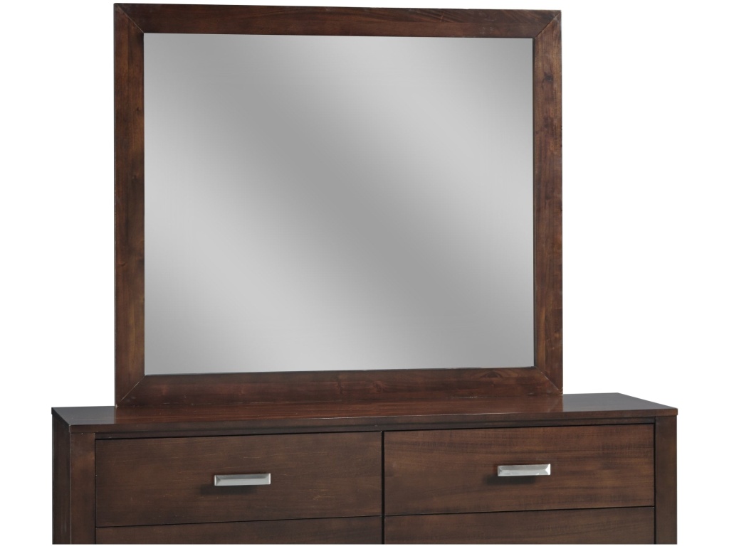 Riva Mirror in Chocolate Brown - image 3