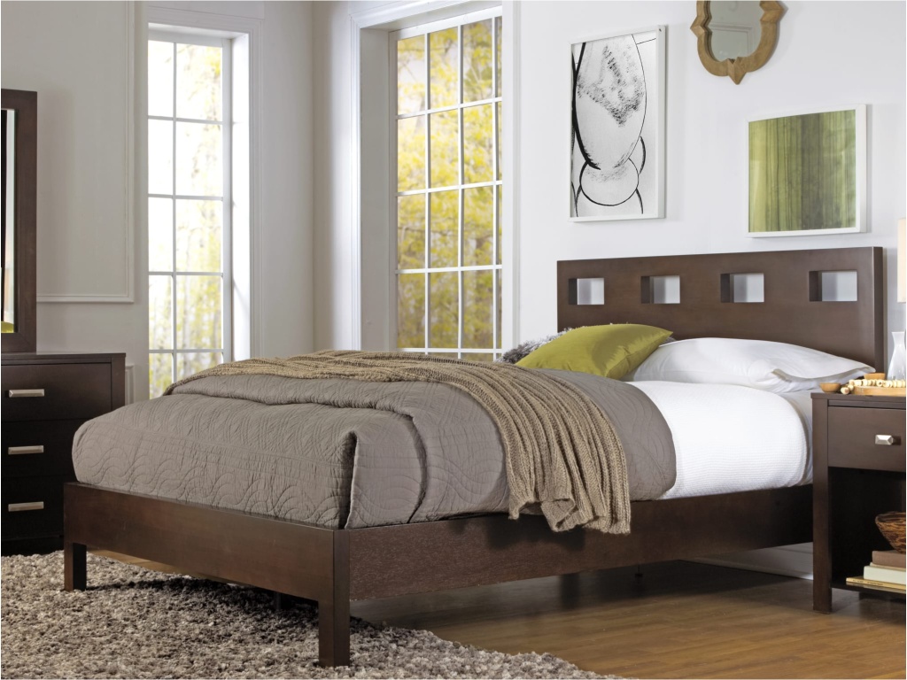 Riva Wood Bed in Chocolate Brown - image 5
