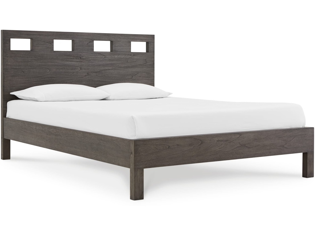 Riva Wood Bed in Sharkskin - image 5