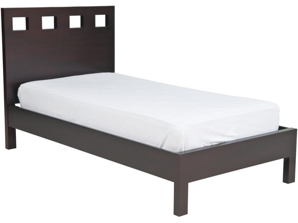 Riva Wood Platform Bed in Espresso - image 4