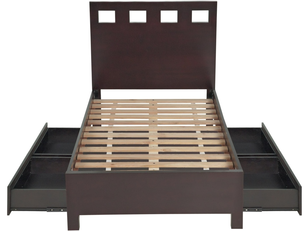 Riva Wood Storage Bed in Espresso - image 8