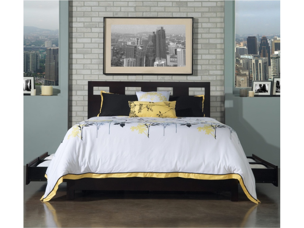 Riva Wood Storage Bed in Espresso - image 9