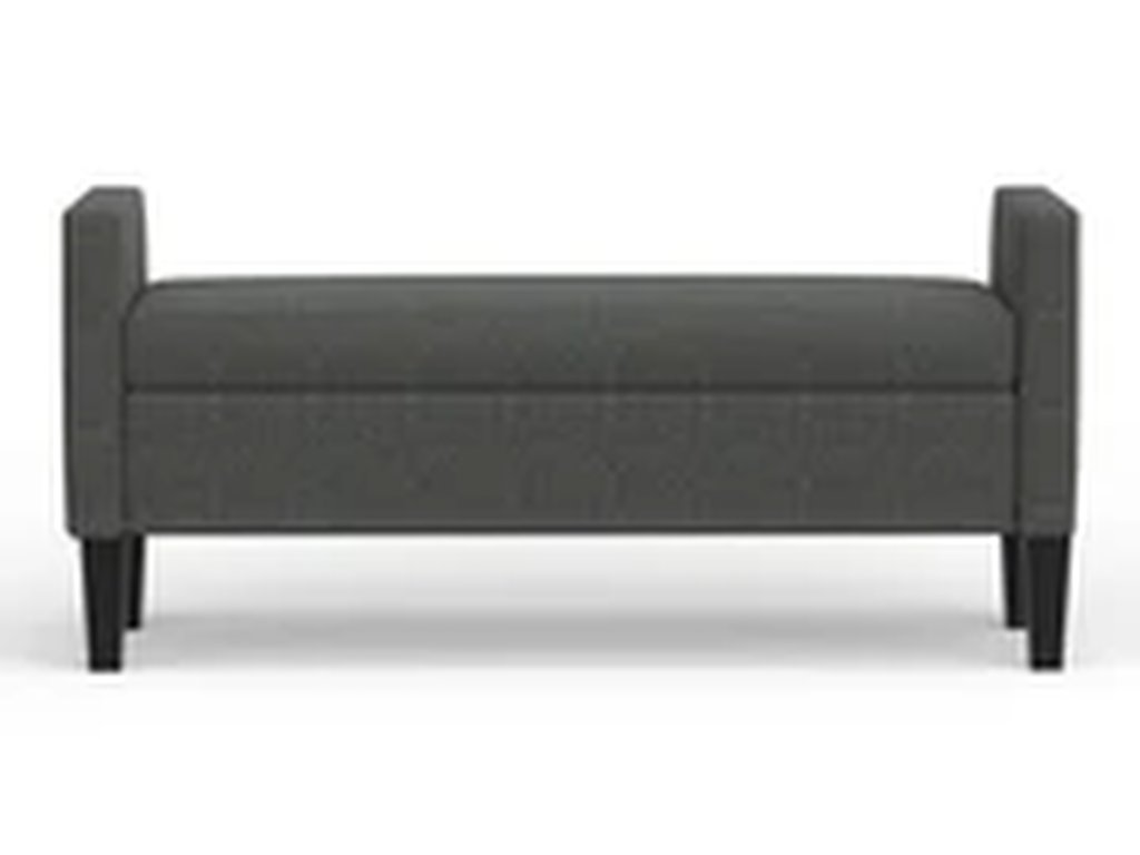 Upholstered Storage Bench with Track Arms - image 19