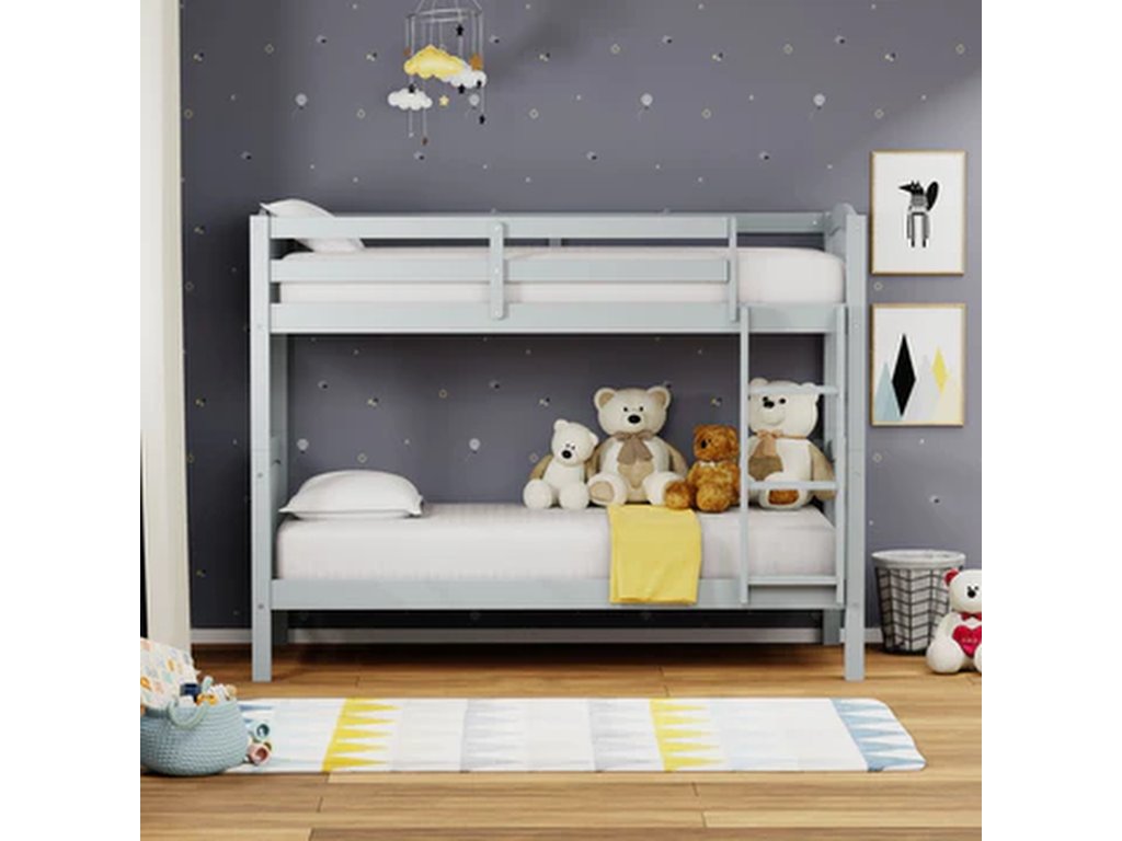 Arca Solid Wood Twin over Twin Bunk Bed - image 1