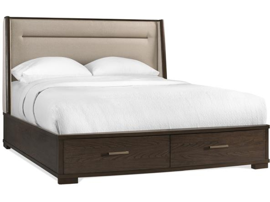 Queen/King Upholstered Bed Rails - image 4