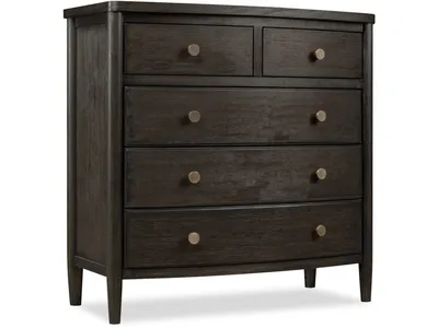 Rockport Five Drawer Small Chest in Yin - Alternative View