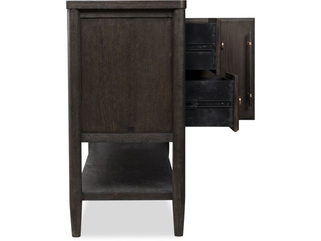 Rockport Four Drawer Two Door Sideboard in Yin - image 2