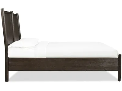Rockport Oak Wood Platform Bed in Yin - Alternative View
