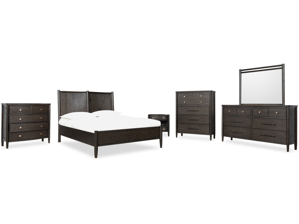 Rockport Oak Wood Platform Bed in Yin - image 6