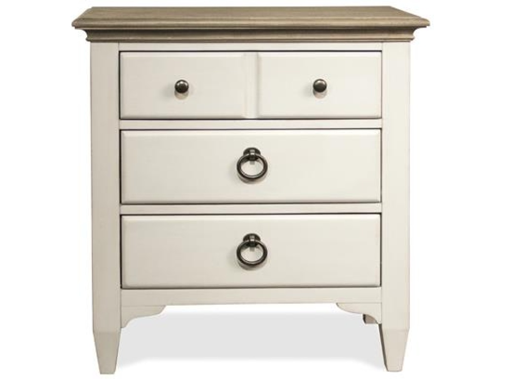 Three Drawer Nightstand - image 1