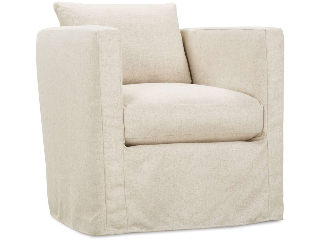 Rothko Slipcover Swivel Chair - image 2