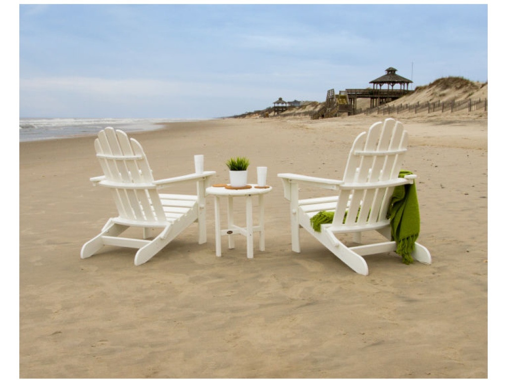 Cape Cod Folding Adirondack Set with Side Table - image 2