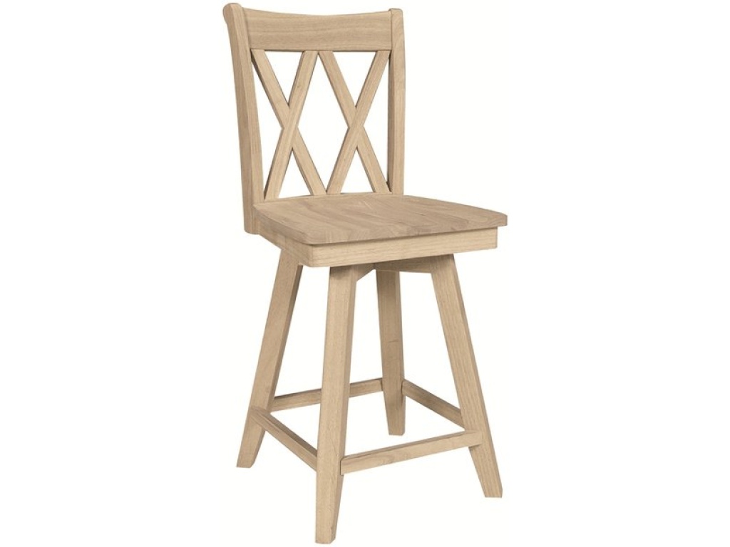24'' XX Back Swivel Counter Stool - image 1