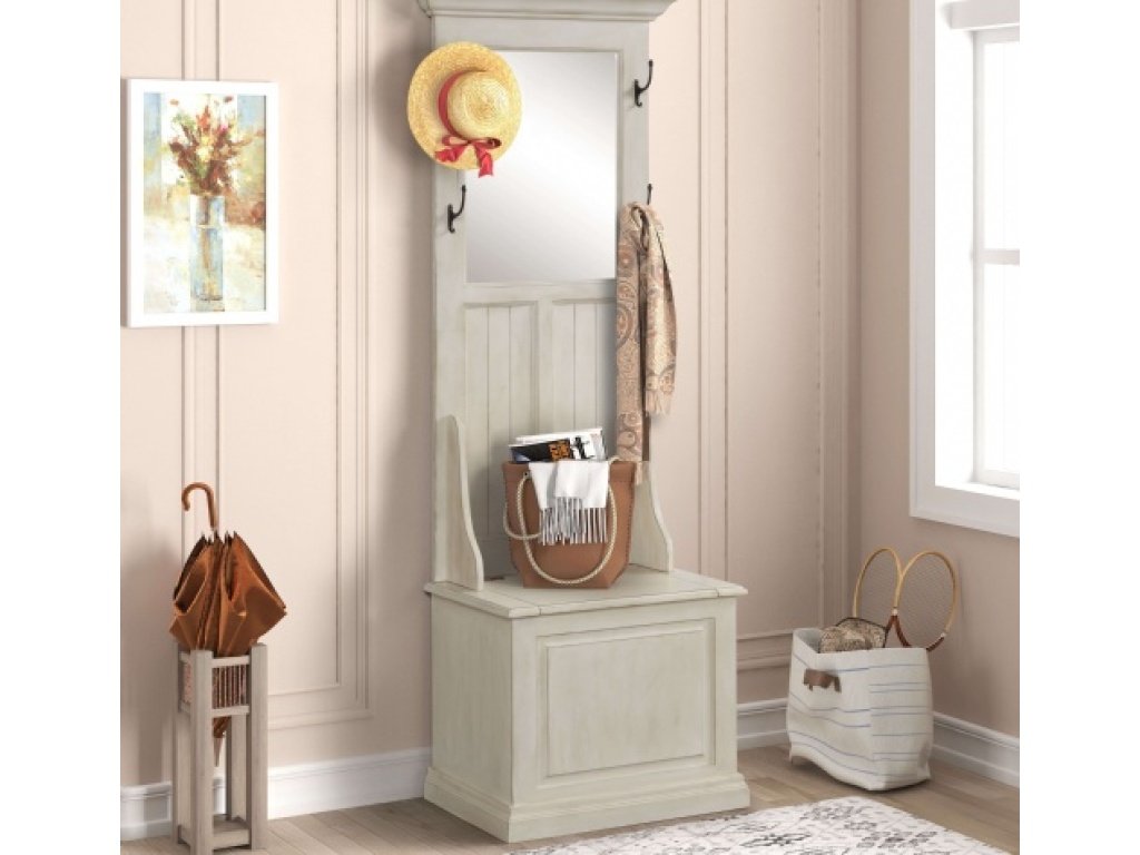 Hall Tree with Blanket Storage - image 3