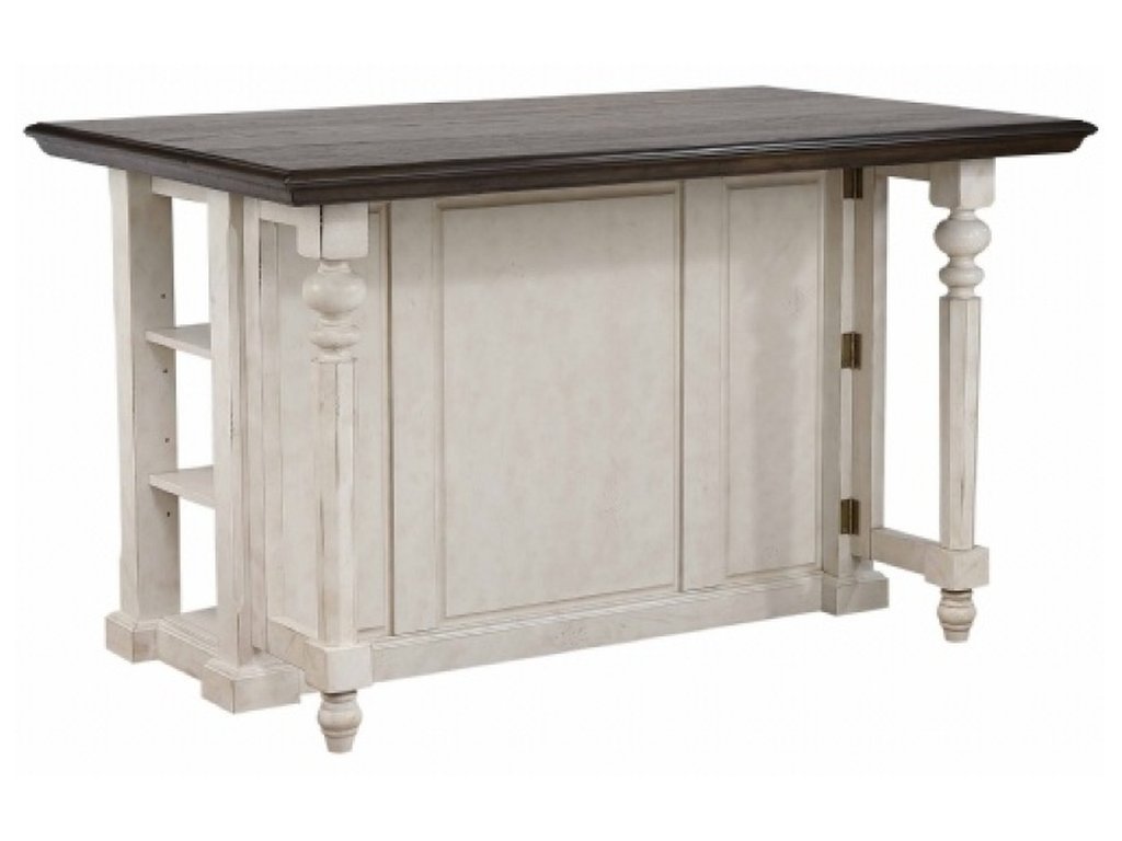 Vintage Estates Kitchen Island w/13" Drop Leaf - image 3