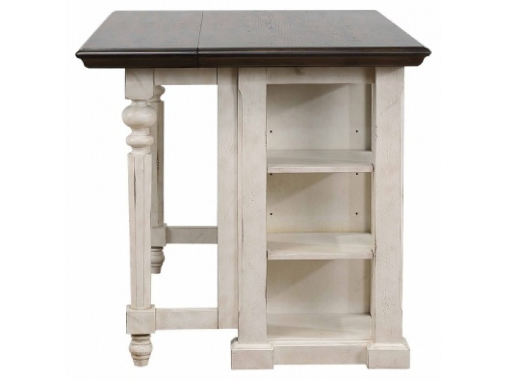 Vintage Estates Kitchen Island w/13" Drop Leaf - image 4