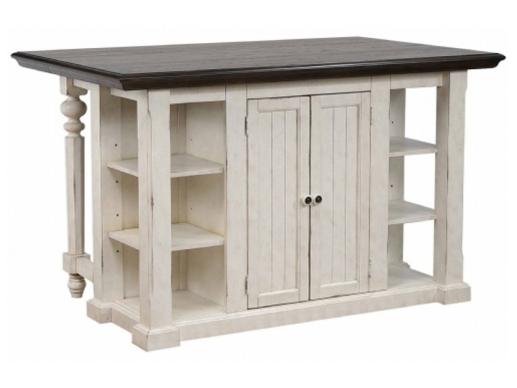 Vintage Estates Kitchen Island w/13" Drop Leaf - main image