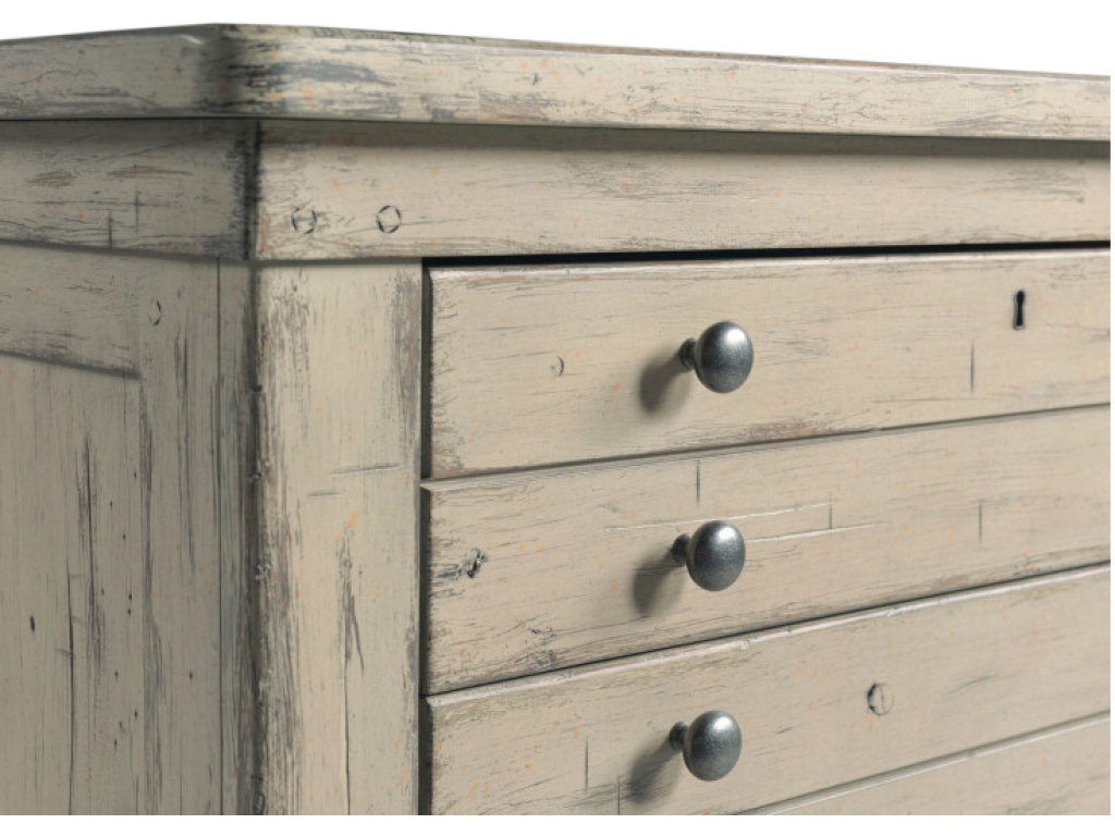 Brimley Map Drawer Bachelor'S Chest - Cameo Finish - image 2