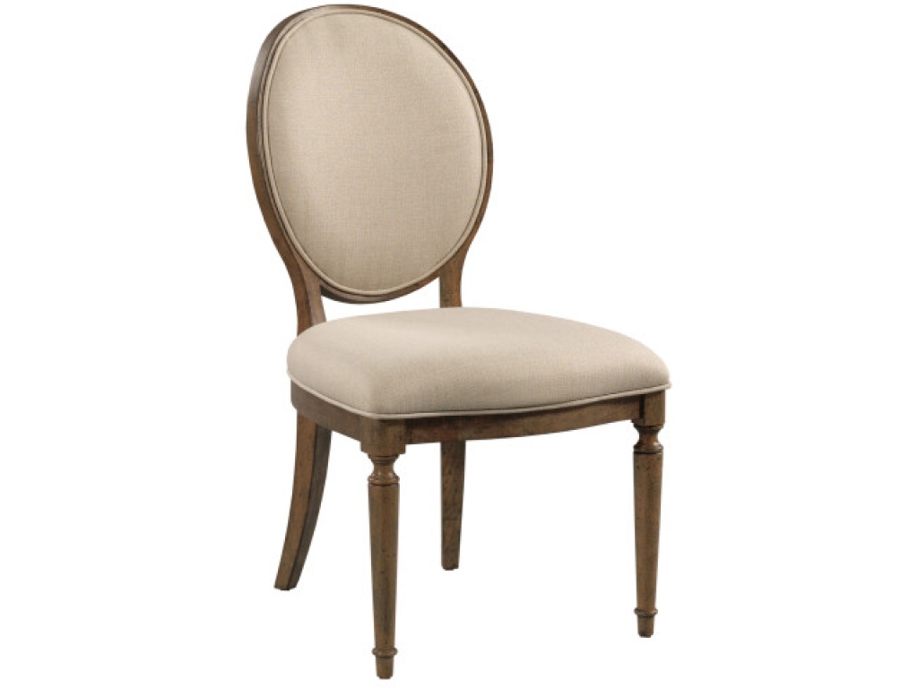 Cecil Oval Back Uph Side Chair - main image
