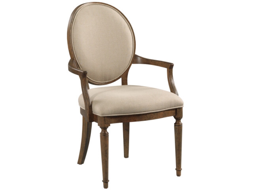 Cecil Oval Back Uph Arm Chair - main image
