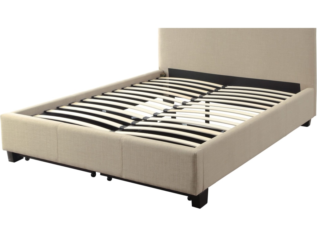 Saint Pierre Upholstered Platform Storage Bed in Toast Linen - image 6