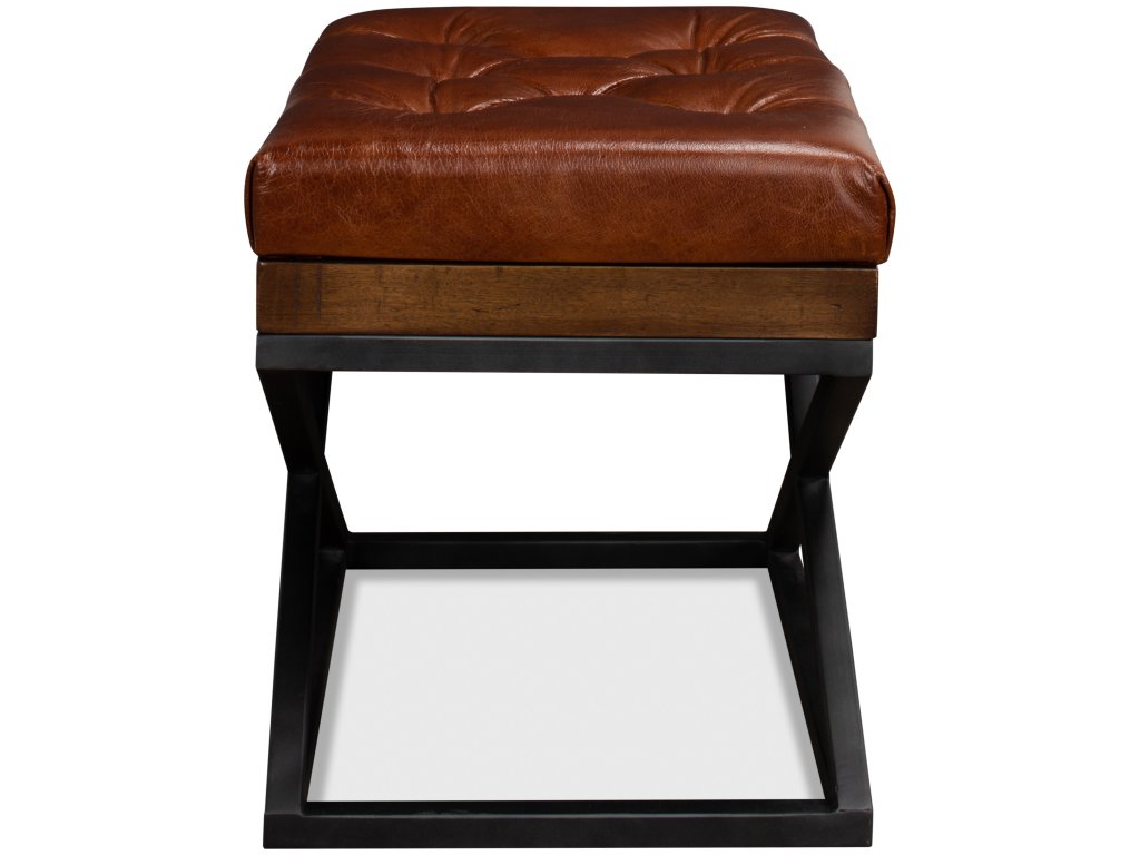 Leather Cushion Bench - image 2