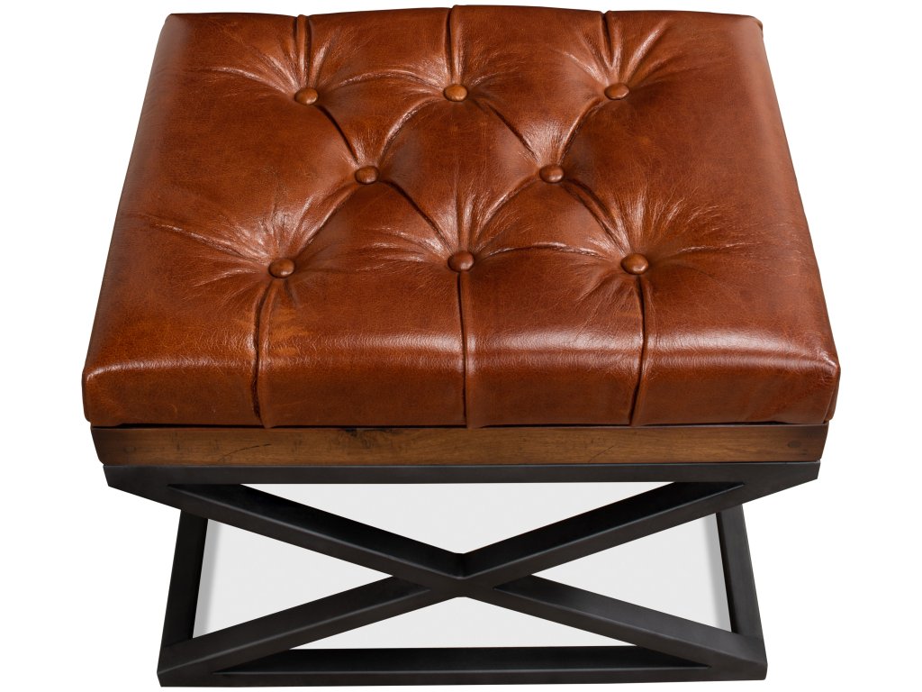 Leather Cushion Bench - image 3