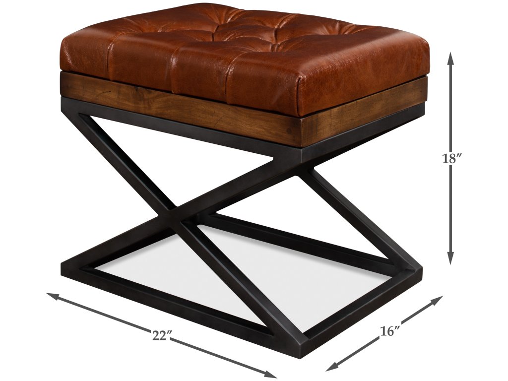 Leather Cushion Bench - image 5